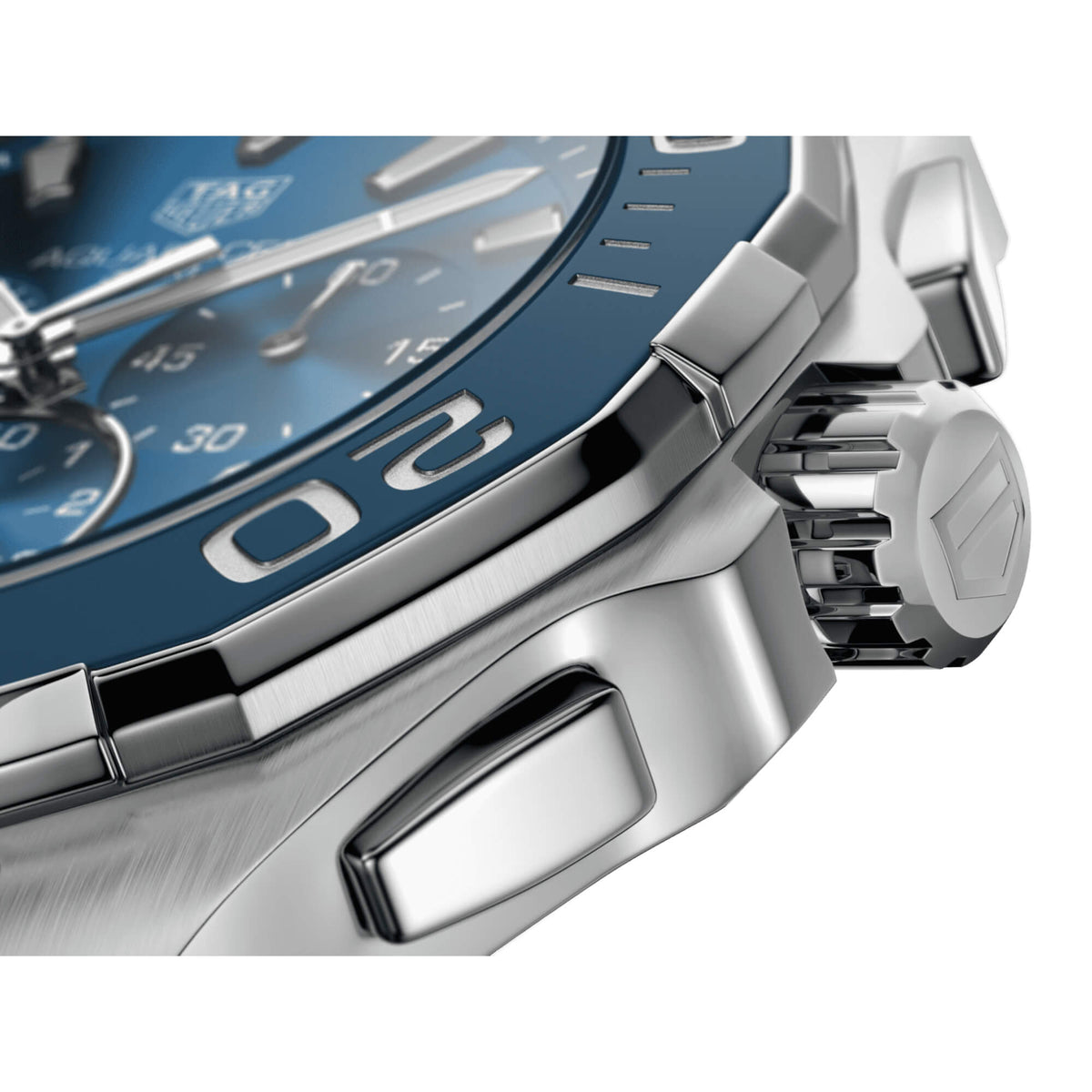 Tag heuer aquaracer quartz blue outlet dial