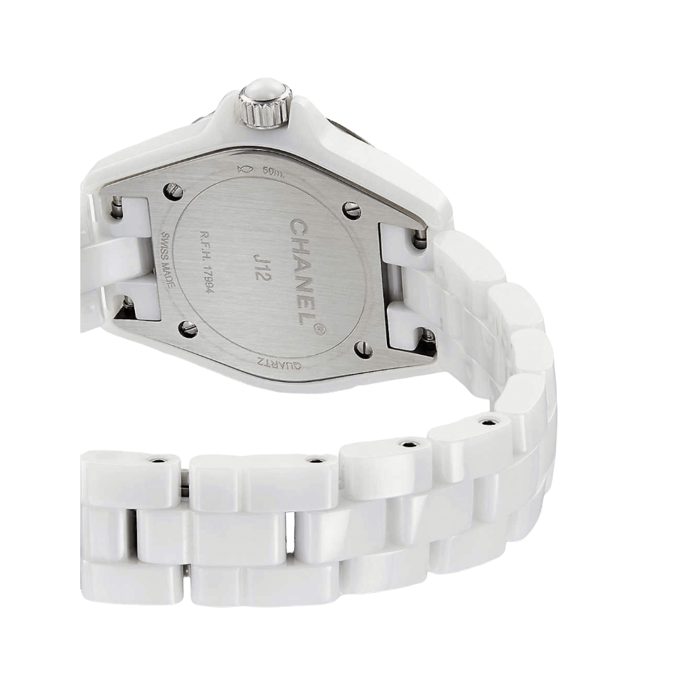 Chanel J12 Mother of Pearl Dial White Ceramic Bracelet 29mm - Ginza Watches