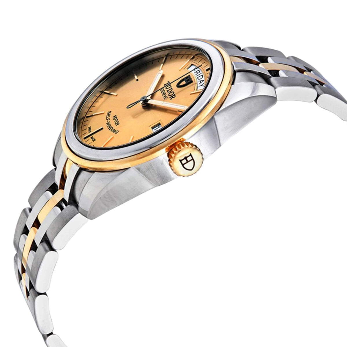 Tudor Glamour Date+Day Champagne Dial Two-Tone Steel 39mm - Ginza 