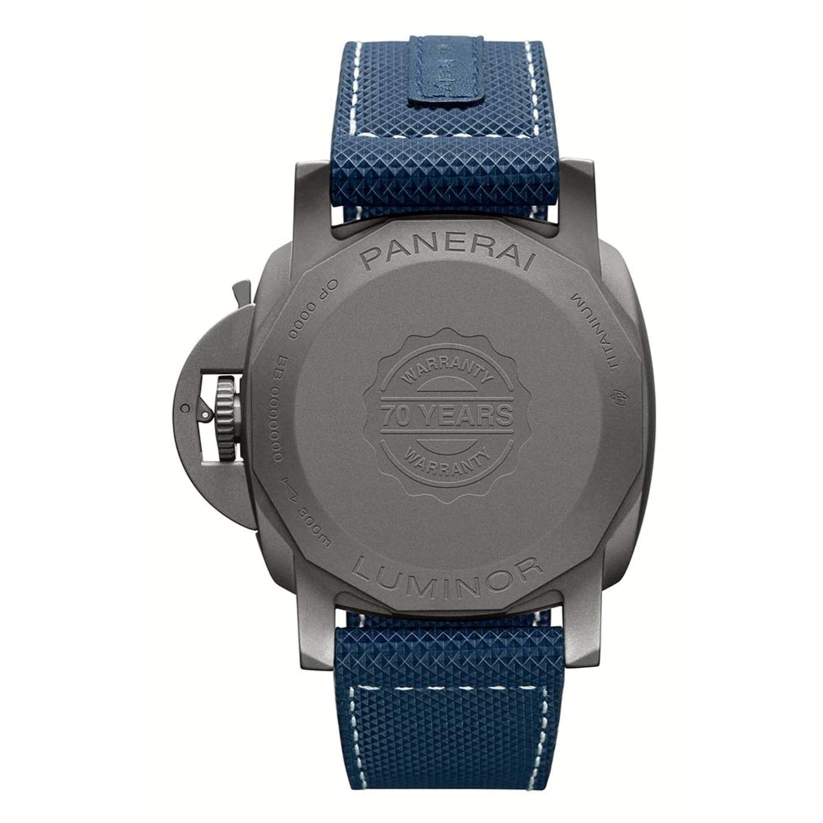 Panerai Luminor Marina Blue Dial Blue Fabric 44mm - Ginza Watches