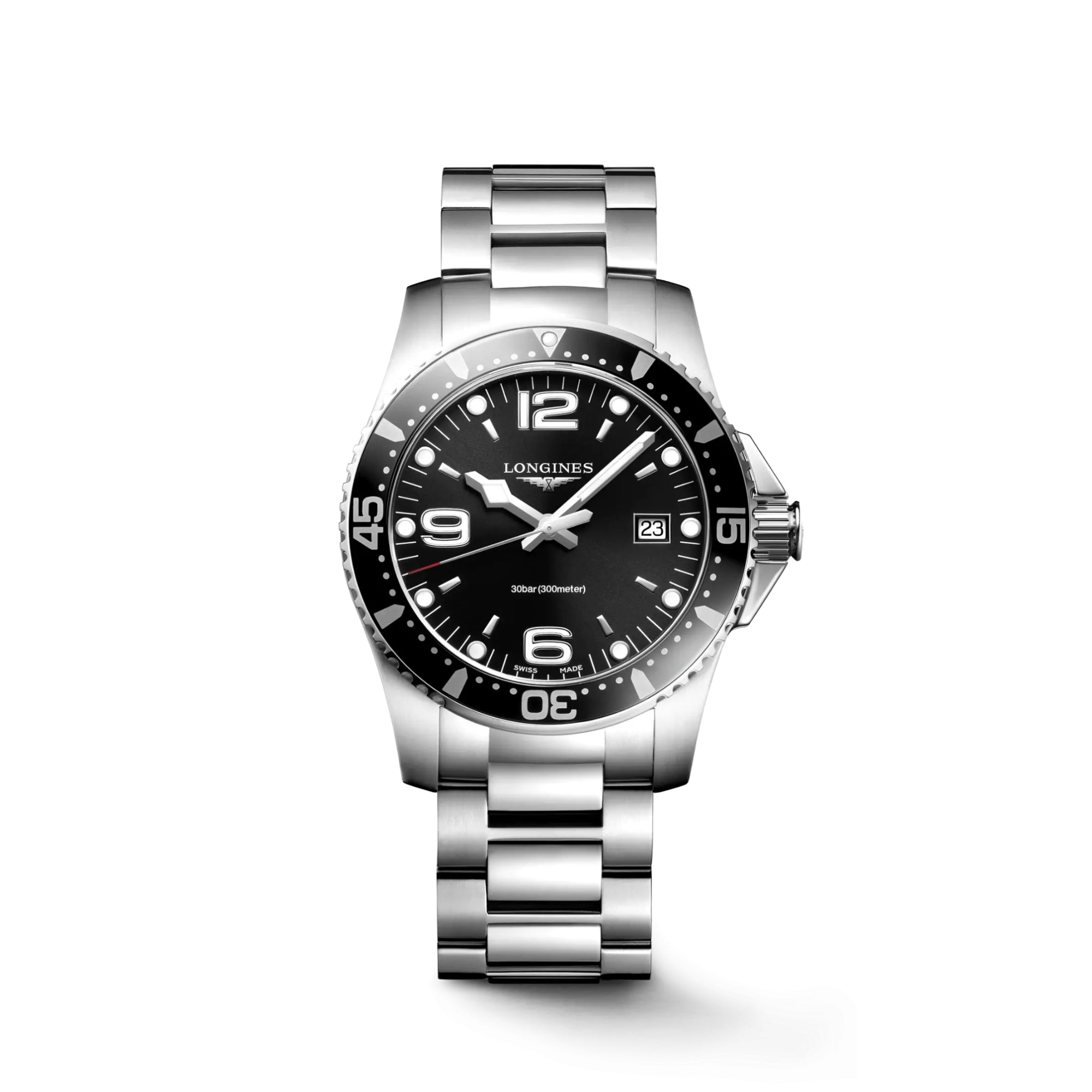 Longines HydroConquest Black Dial Stainless Steel 41mm