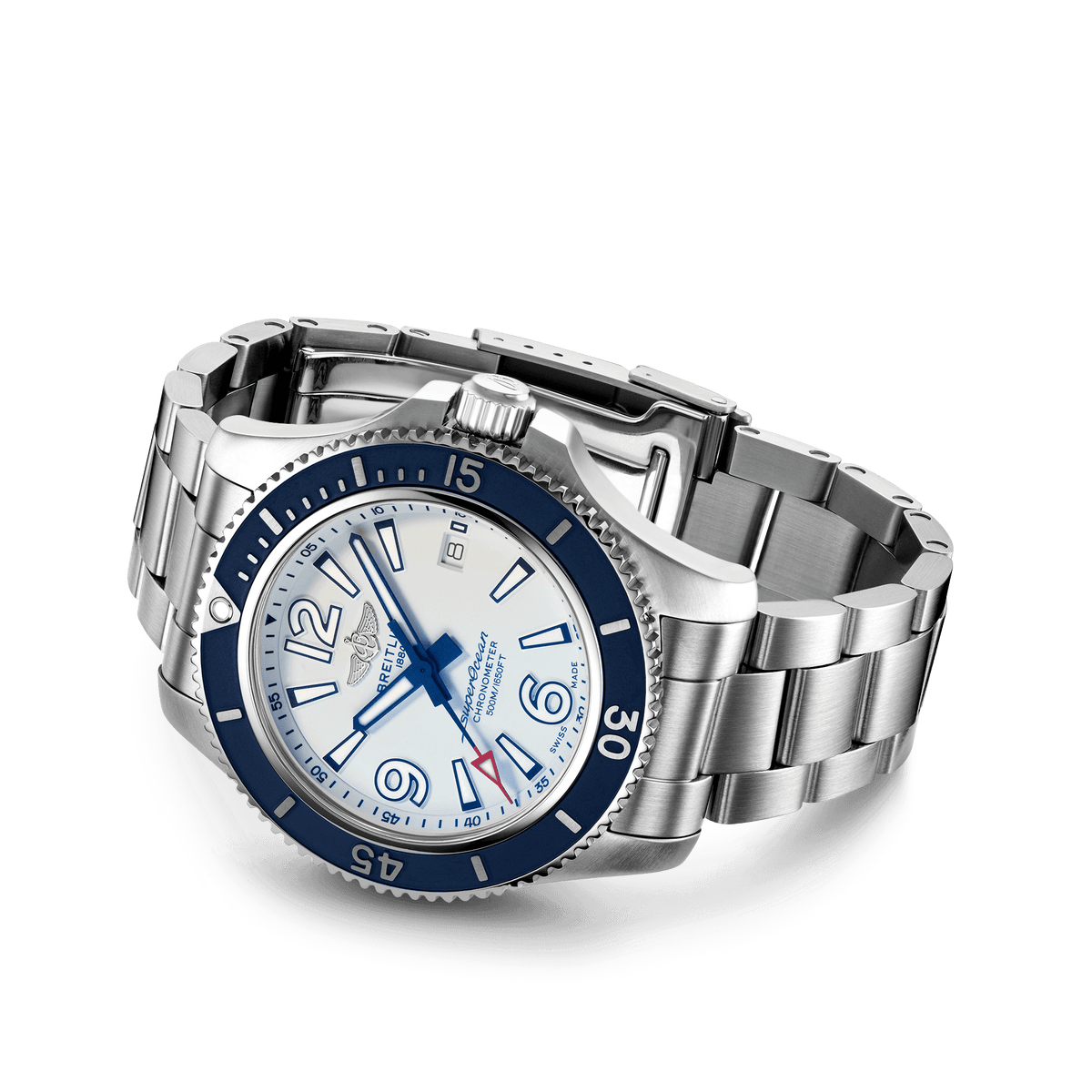 breitling superocean white dial