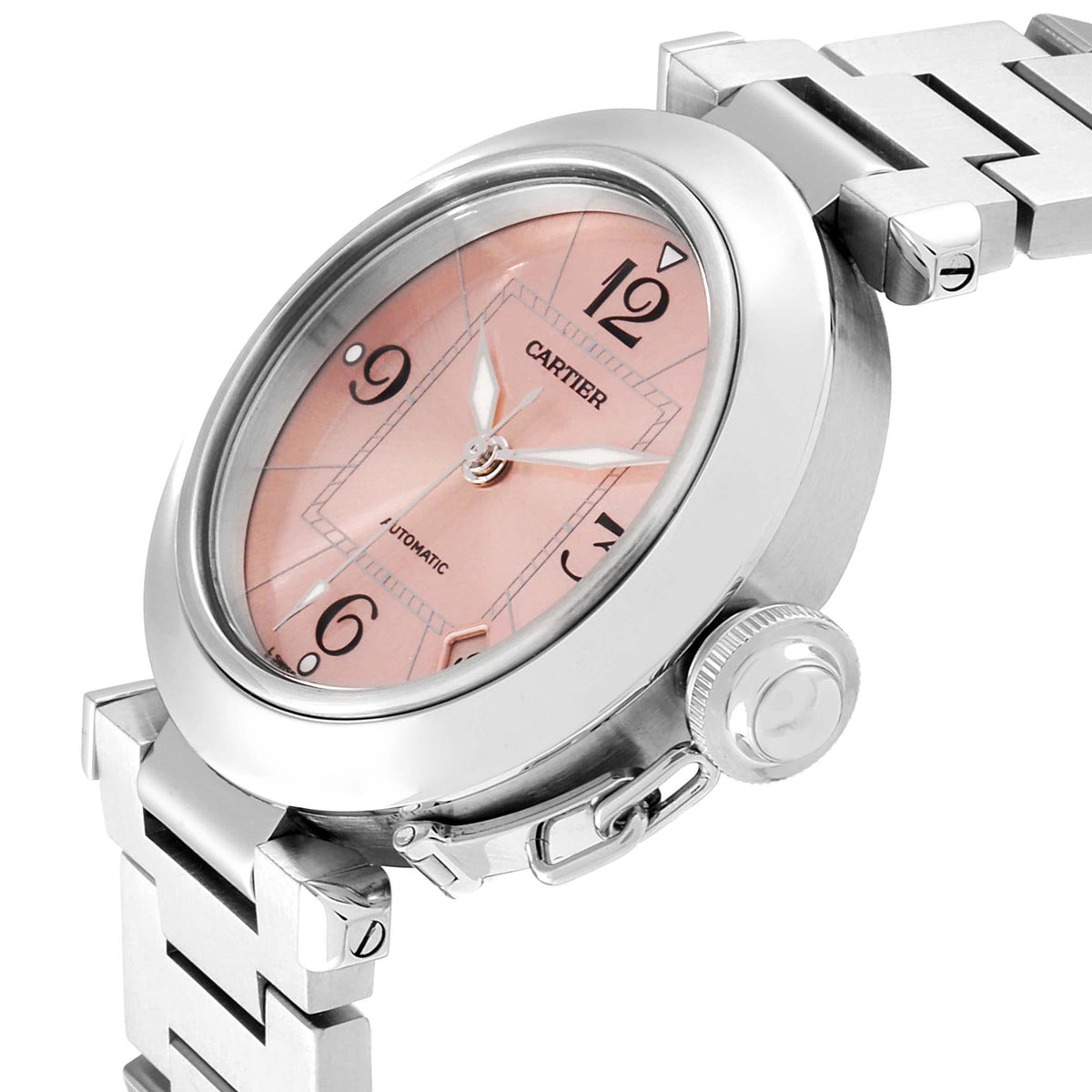 Cartier pasha sale pink face