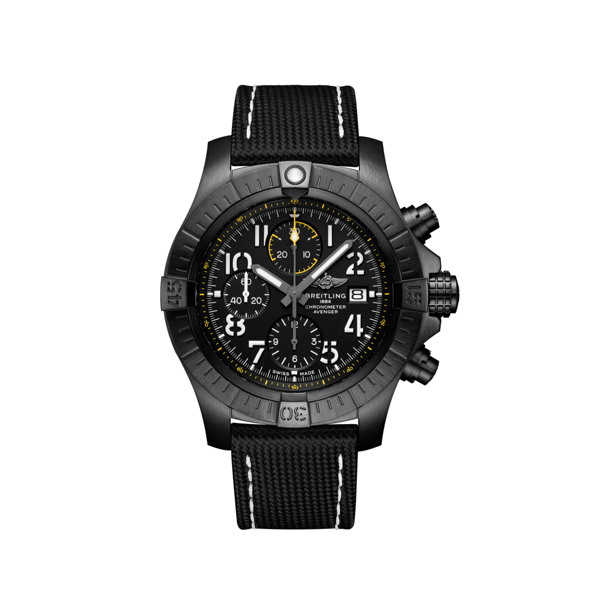Breitling chronograph black online